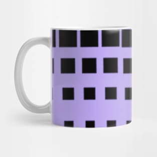 Increasing and decreasing square pattern. Mug